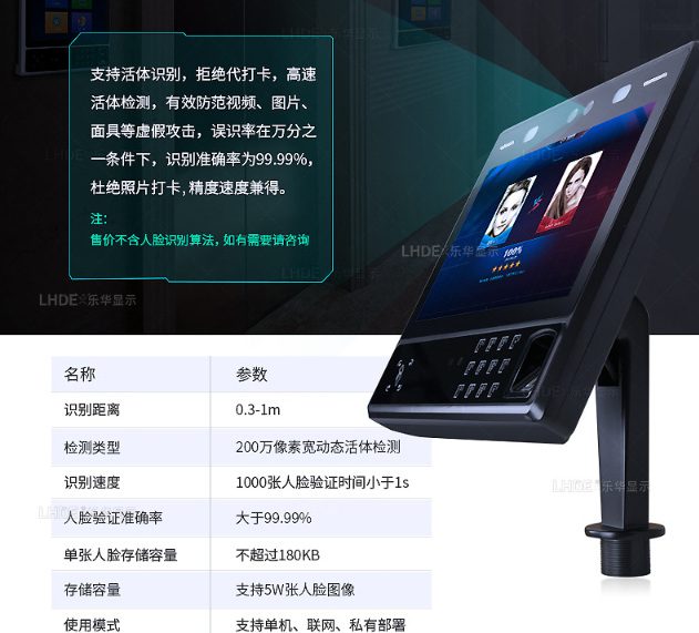 人臉識別一體機(jī)在各行業(yè)中的應(yīng)用以及使用注意事項